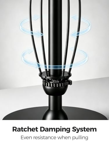 VEHHE Black Paper Towel Holder Countertop, Spring Activated Arm - Image 6