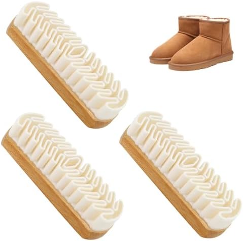 Rubber Shoe Brush for Cleaning, Polish Eraser Suede Brush for Shoes Boots by Poouty