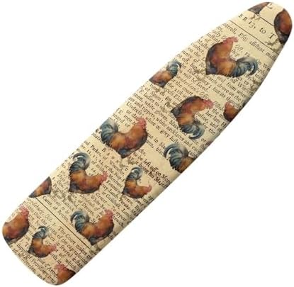 Poster Rooster Ironing Board Cover and Pad Standard Size 15 x 54 Stain by Vanideaoty