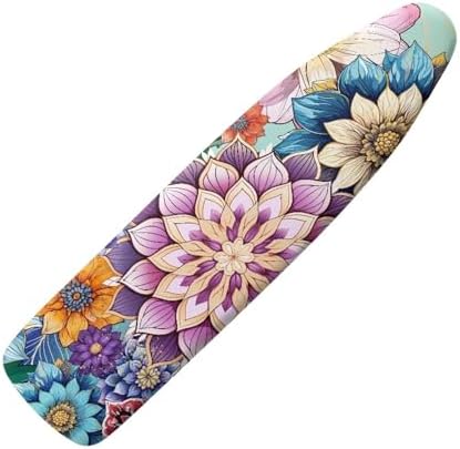 Bohemian Flowers Tabletop Ironing Board Cover and Pad Standard Ironing Board by Darisoco