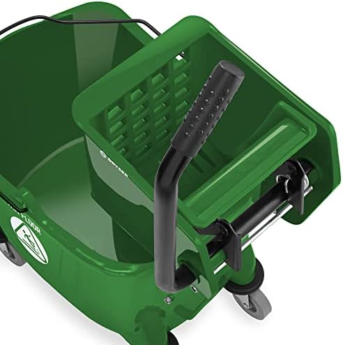 Dryser Commercial Side Press Wringer Combo Mop Bucket, 33 Quart - Image 4