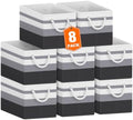 Fab totes Storage Bins 8-Pack, Foldable Storage Baskets by Fabtotes
