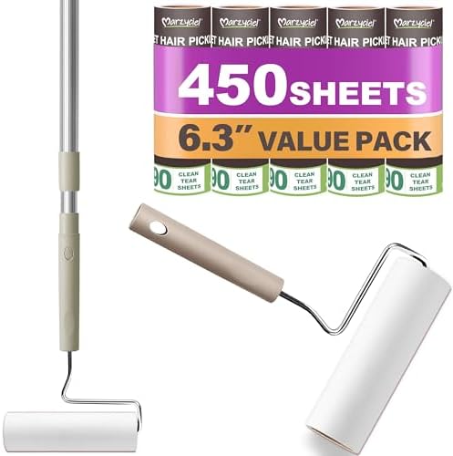 Extra Sticky Large Surface Lint Roller, 6.3'' Giant Lint Roller by MarzycielCo