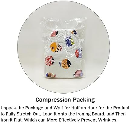 Ironing Board Cover and Pad Standard Size 15" x 54", 3 Pairs of Hook and Loop - Image 6