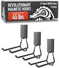 GATOR MAGNETICS MEGA 6 in Open Hooks, 45 lb Magnetic Hooks – 3 Pack by GatorMagnetics