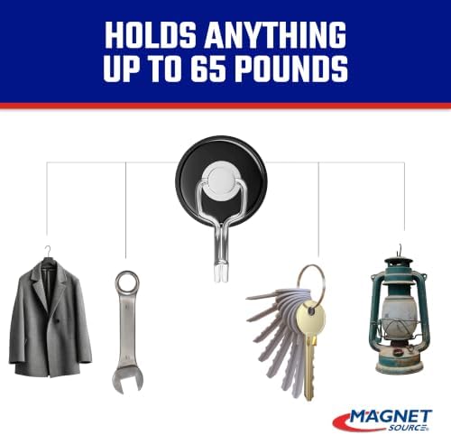 Master Magnetics 7580 Magnetic Hook Organizer Rotating Swing Hook 65 Pound Pull - Image 4