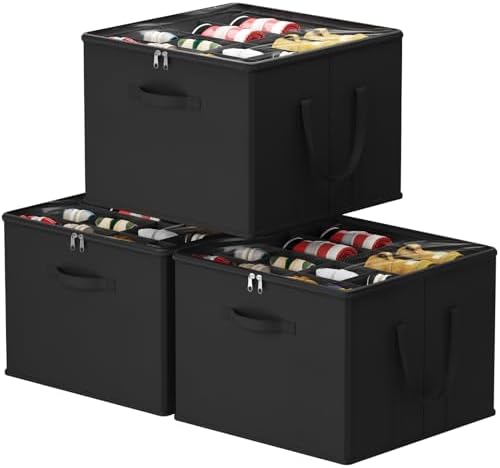 Lifewit Shoe Storage Organizer for Closet, Holder Box, 3 Pack by Lifewit
