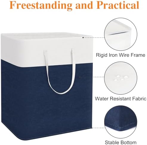 TasticTotes Laundry Basket 3-Pack, Laundry Hamper - Image 4