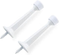 HOME MASTER HARDWARE 3" Heavy Duty Solid Door Stop, 2 Pack, Screw-In by HOME+MASTER+HARDWARE