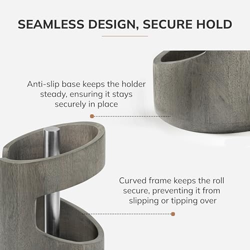 Anji Mountain Wooden Paper Towel Holder - Image 4