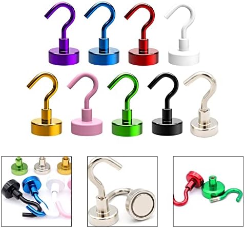 10Pieces Magnetic Utility Hooks Heavy-Duty Magnet-Hooks - Image 2