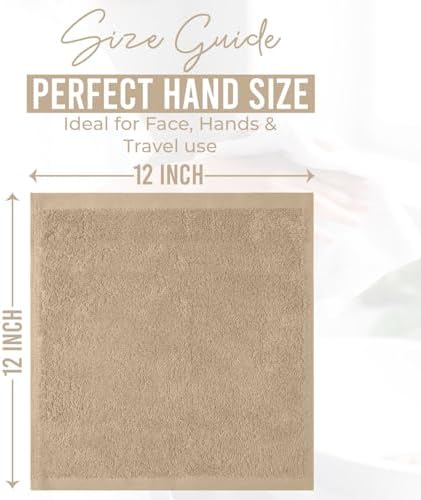 DAN RIVER 12 Pack Cotton Wash Cloths Set - Image 2