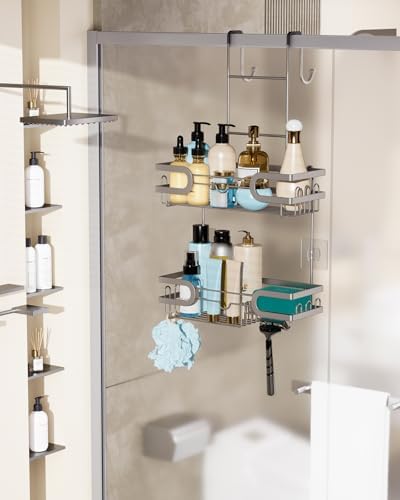 HapiRm Shower Caddy over Door- Hanging Shower Organizer - Image 7