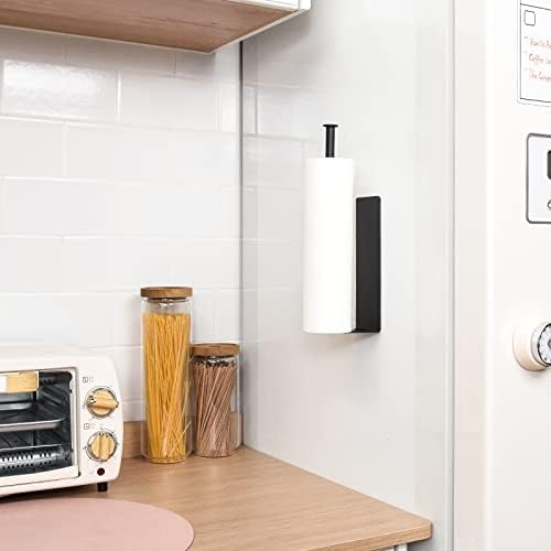 Paper Towel Holders Magnetic Steel Black Towel Roll Holders - Image 3