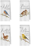 Christian Bird Kitchen Towels Set by Unknown