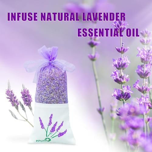 8 Packs Lavender Sachets for Drawers and Closets, Closet Car Freshener - Image 2
