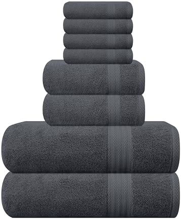 GLAMBURG Ultra Soft 8-Piece Towel Set by GLAMBURG