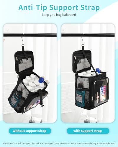 CUBETASTIC Hanging Shower Caddy Portable Bag - Image 6