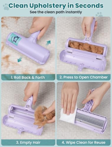 DELOMO Pet Hair Remover Roller, Reusable Lint Roller - Image 4