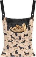 Dachshund Puppy Clothespin Bag Fashion Hanging Storage Organizer Clothes Pin by CREAMIC