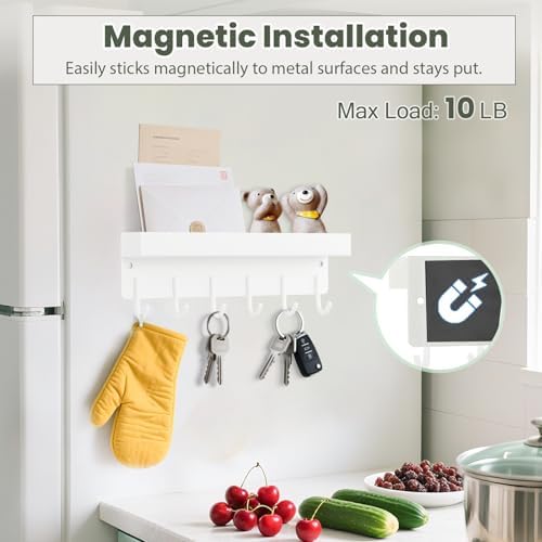 Magnetic Key Holder Wall Mount, Small Key Rack - Image 3