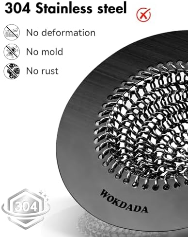 Reversible Kitchen Sink Drain Strainer, Anti-Clog Flat Edge - Image 4