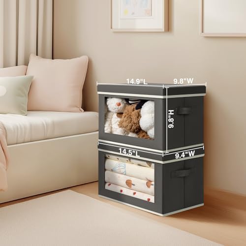 Homsorout Storage Boxes with Lids - Image 2
