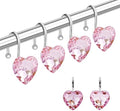 Shower Curtain Hooks Rings for Bathroom by Yapicoco