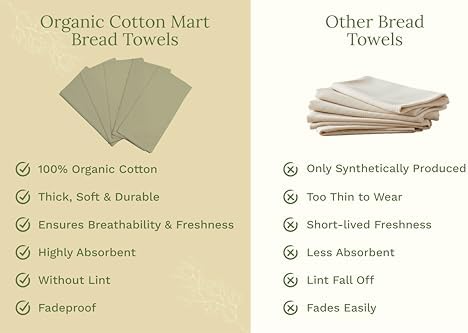 Organic Cotton Bulk Sage Green Flour Sack Kitchen Towels - Image 7