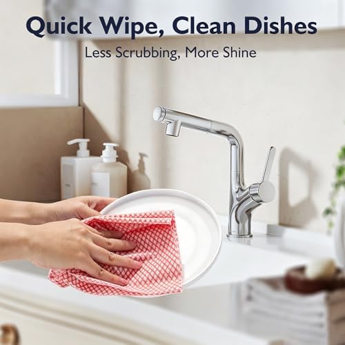 60Pack Disposable Dish Cloths for Kitchen, 13.8x15.7 Cleaning Wipes - Image 6