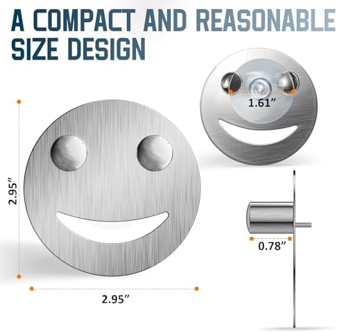 2 Pack Stainless Steel Smiley Face Dish Sponge Holder, Kitchen Accessories - Image 4