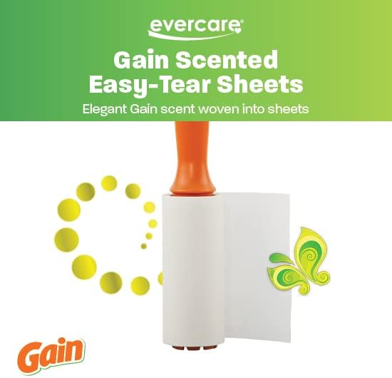 Evercare Pack of 6 Gain Scented All-Purpose Lint Roller Refill Rolls, 60 Sheets - Image 4