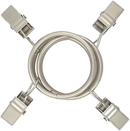 LLPJS 40 Pack Curtain Rings - Image 4