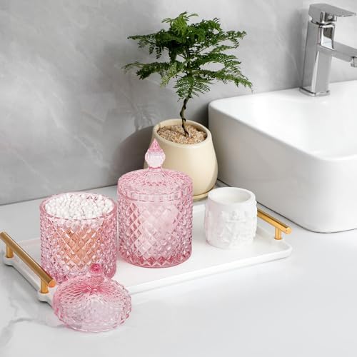2 Pack Qtip Holder Apothecary Jars - Image 2