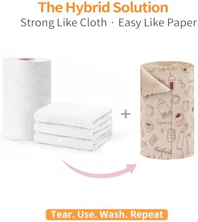 Viraelive Microfiber Cleaning Cloth Roll, 50 Sheets - Image 3