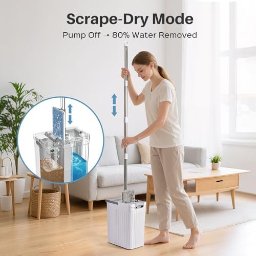 Mop and Bucket Set，Flat Mop and Bucket System - Image 5