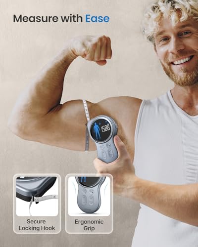 RENPHO Smart Tape Measure with Large Display, Fitness Shape, Measure - Image 6