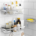 Moforoco 3-Pack Shower Caddy Basket Shelf by MOFOROCO