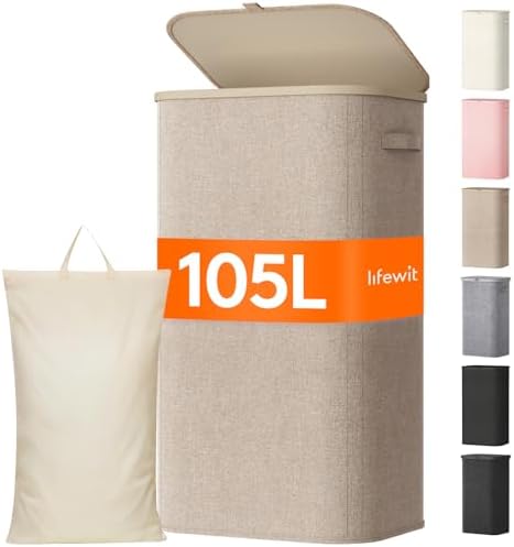 Lifewit 105L Large Laundry Basket by Lifewit