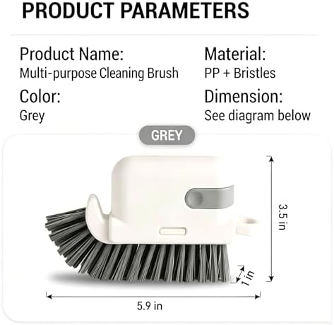 3-in-1 Window Track Cleaning Brush, Scraper & Tweezers, 2 Pack - Image 2