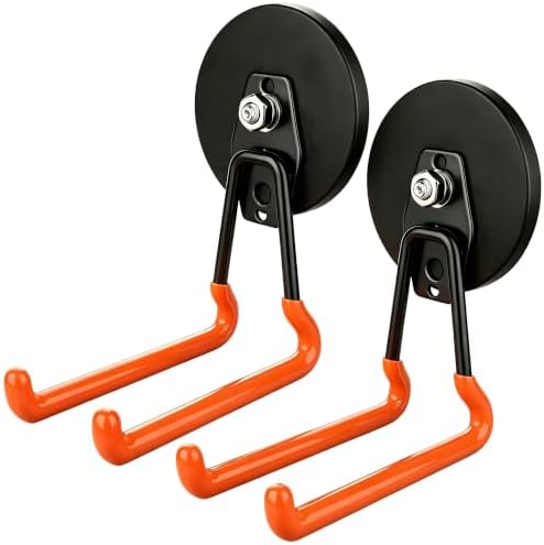 MUTUACTOR Updated Super Strong Magnetic Hooks, 40lbs Anti-Scratch Large Garage by MUTUACTOR