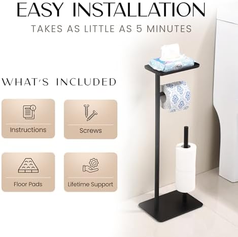 Day Moon™ - Toilet Paper Holder - Modern Roll Holder - Image 4