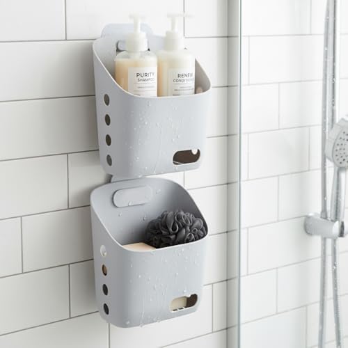 LeleCAT Plastic Hanging Basket Kitchen Storage organizer, Basket - Image 4