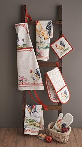 Maison d' Hermine Kitchen Towels Set of 2 Reusable 100% Cotton 27.50" x 20" - Image 2