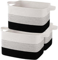 OIAHOMY Cotton Rope Storage Baskets by MasterofSpaceOptimization