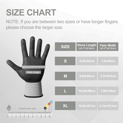 PROMEDIX P Nitrile Coated Work Gloves, MicroFoam Safety Work Gloves Men - Image 6