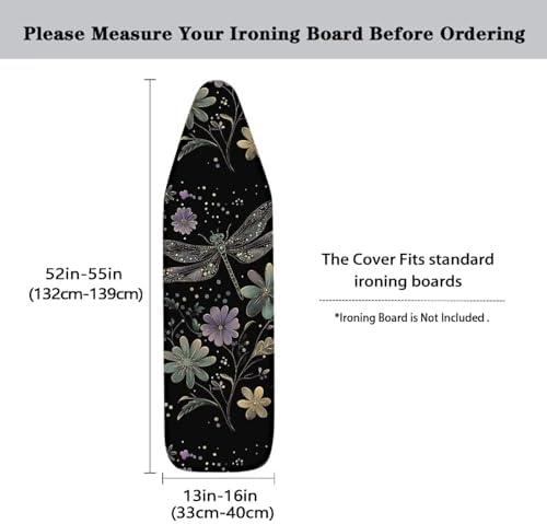 Dragonfly Ironing Board Cover and Pad 15 x 54 Thick Iron Board Protective - Image 5