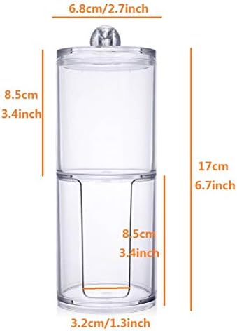 Kamay's Transparent Cotton Ball Pad Swabs Make Up Pads Dispenser Holder - Image 2