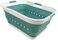 SAMMART 42L Collapsible Plastic Laundry Basket by SAMMART
