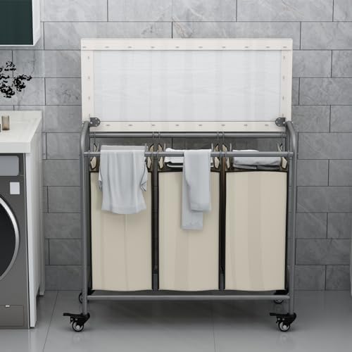 LINZINAR 3-Bag Laundry Hamper - Image 3